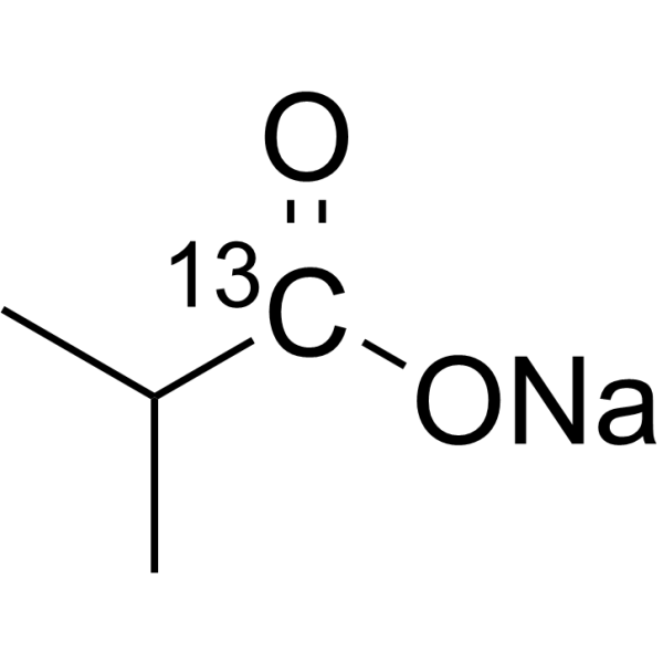 Sodium 2-Methylpropionate-1-13C 71105-51-6